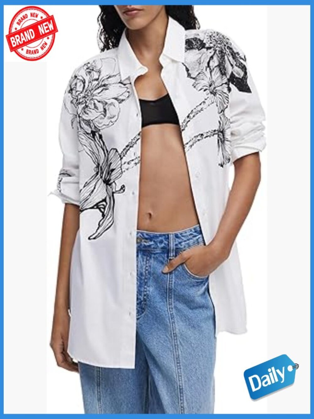 Long Sleeve Floral T-Shirt